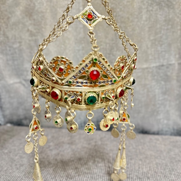 TAOUNZA Touareg Coiffe berbère, Bijoux Femmes Berbères, from Marocains Tiznit - Picture 2 of 16